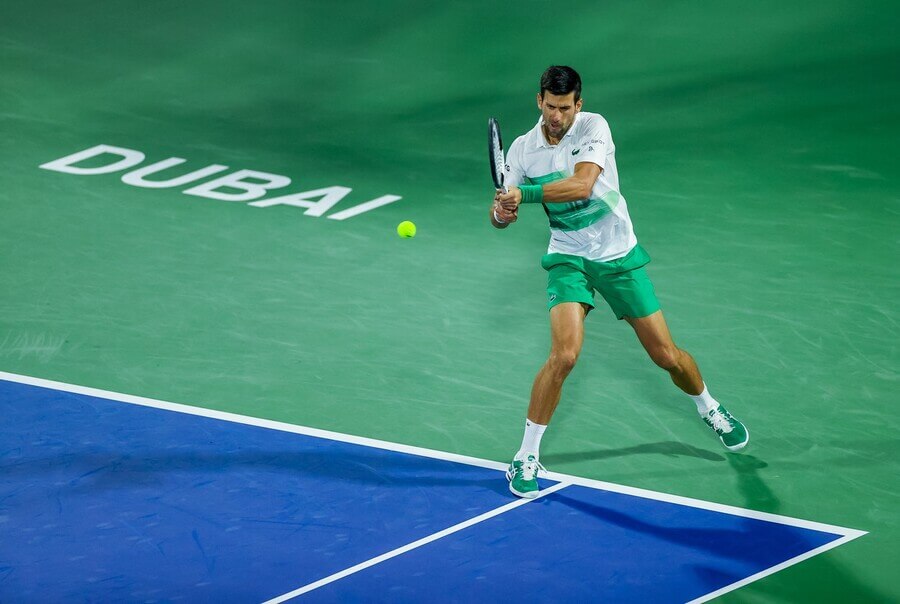 Tenista Novak Djokovič na turnaji ATP v Dubaji - tenis Dubai Open program, výsledky a live stream online
