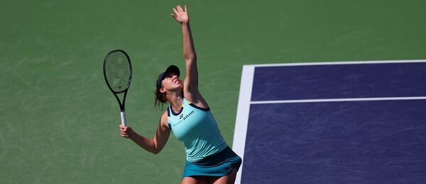 Tenis, WTA, Linda Nosková na turnaji v Indian Wells, USA