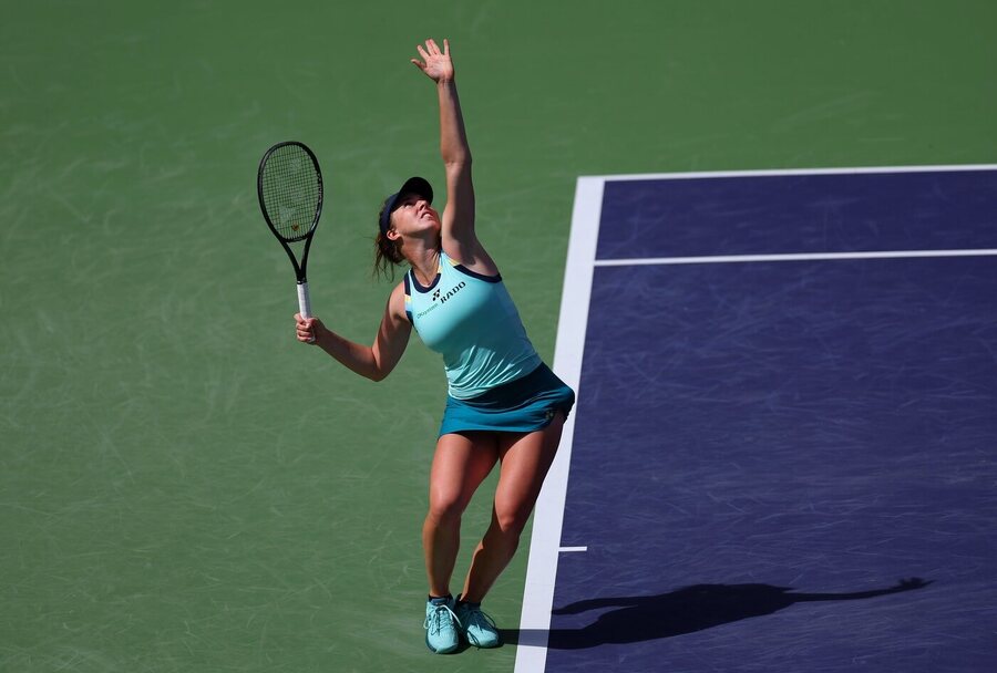 Tenis, WTA, Linda Nosková na turnaji v Indian Wells, USA