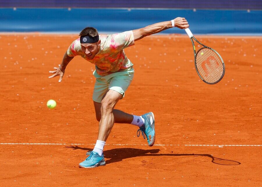 Slovenský tenista Alex Molčan na turnaji ATP Tour v Mnichově - Molčan si na antuce zahrál finále také na ATP Grand Prix Hassan II v Marrákeši v Maroku