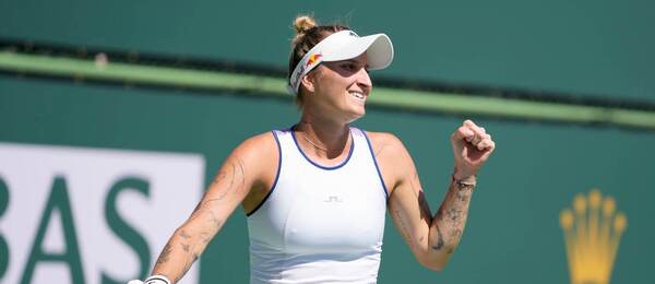 Tenis, WTA, Markéta Vondroušová na turnaji v Indian Wells, USA