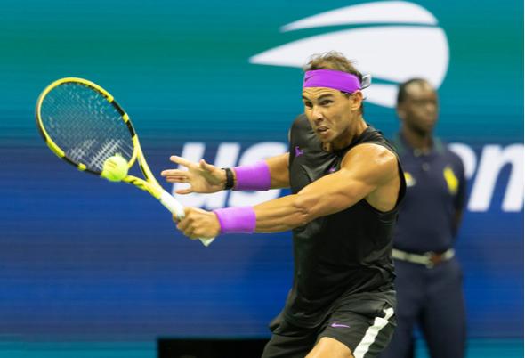 Tenista Rafael Nadal na US Open - Zdroj lev radin, Shutterstock.com