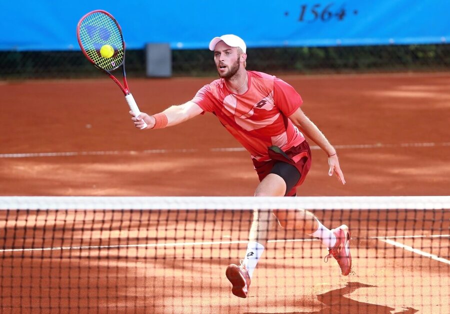 Tenis, ATP, Michael Vrbenský během challengeru v Liberci, Svijany Open
