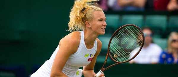 Tenis, WTA, Kateřina Siniaková během Wimbledonu, grandslam v Londýně