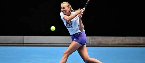Petra Kvitová trénuje na první kolo Australian Open 2023 - Profimedia