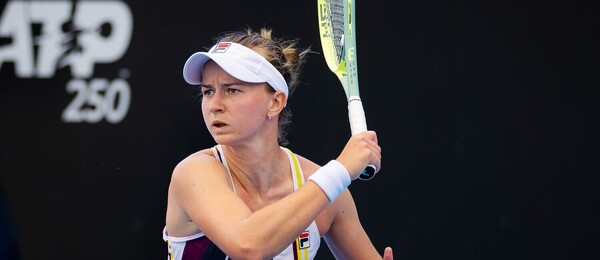 Tenis, WTA, Barbora Krejčíková během turnaje v Adelaide 2023