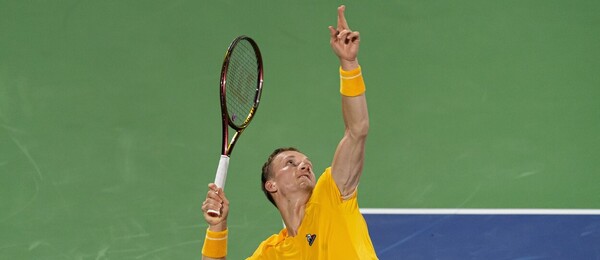 Tenis, ATP, Jiří Lehečka během turnaje ATP 500 v Dubaji
