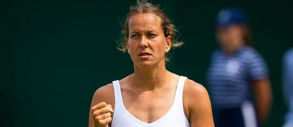 Tenis, Londýn, Barbora Strýcová během zápasu čtyřhry na Wimbledonu 2023 - sledujte dnes debl Strýcová vs Bouzková živě online