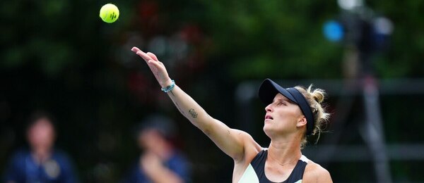 Tenistka Markéta Vondroušová při tréninku na US Open 2023 v New Yorku - sledujte dnes 1. kolo Vondroušová vs Han živě online