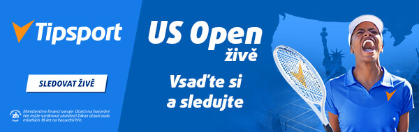 Sledujte US Open živě na TV Tipsport