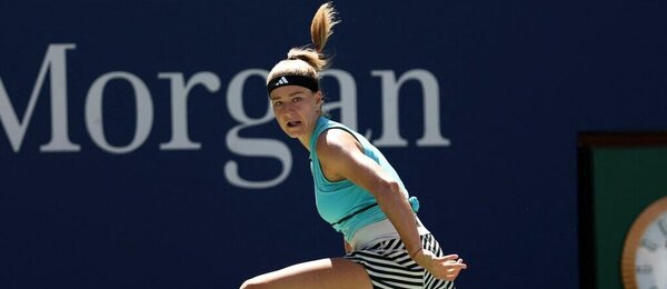 Tenistka Karolína Muchová ve vítězném utkání třetího kola dvouhry na WTA US Open 2023 - sledujte dnes osmifinále Muchová vs Wang živě online