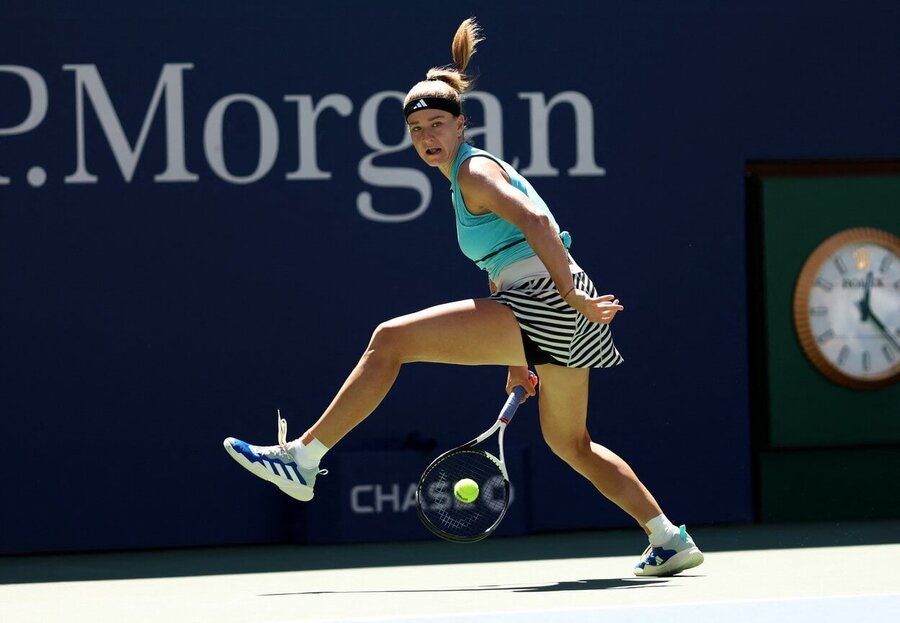 Tenistka Karolína Muchová ve vítězném utkání třetího kola dvouhry na WTA US Open 2023 - sledujte dnes osmifinále Muchová vs Wang živě online