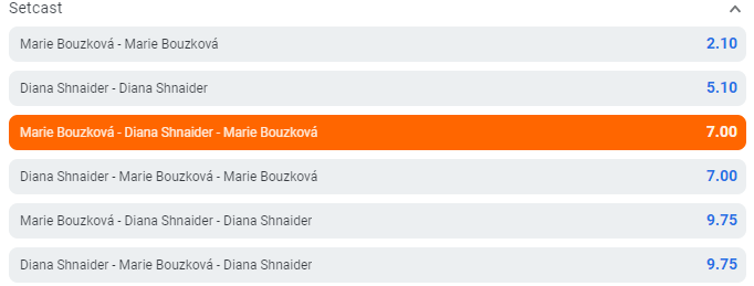 Tip na tenis WTA Nanchang 2023 - semifinále Bouzková vs Shnaider dnes (21. 10. 2023, online live stream zdarma)