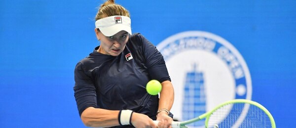 Tenis, WTA, Barbora Krejčíková na turnaji v čínském Zhengzhou