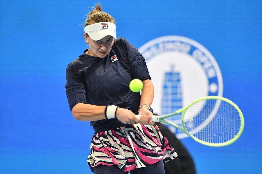 Tenis, WTA, Barbora Krejčíková na turnaji v čínském Zhengzhou