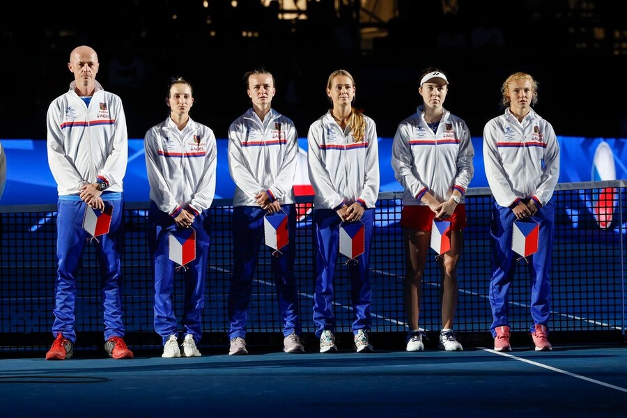 Tenis, Billie Jean King Cup, český tým na finálové akci BJK Cupu 2023 v Seville, Španělsko