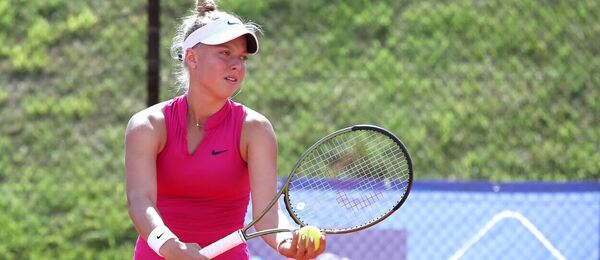 Tenis, ITF, Brenda Fruhvirtová během turnaje v německém Lipsku