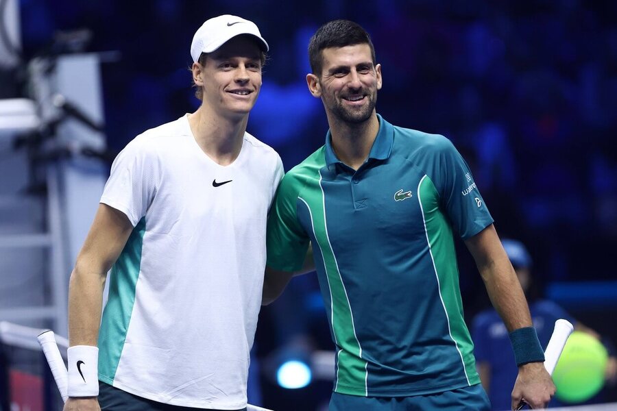 Tenis, ATP, Jannik Sinner a Novak Djokovič před finále ATP Finals, Turnaj mistrů