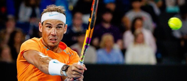 Tenis, ATP, Rafael Nadal během Australian Open, grandslam, Melbourne