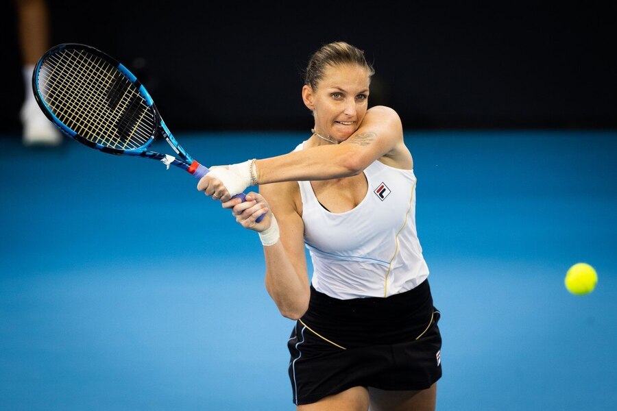 Tenis, WTA, Karolína Plíšková na turnaji WTA Brisbane, Austrálie