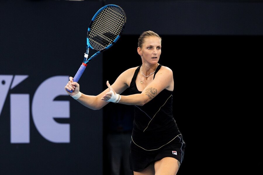 Tenis, WTA, Karolína Plíšková na turnaji v Brisbane v Austrálii