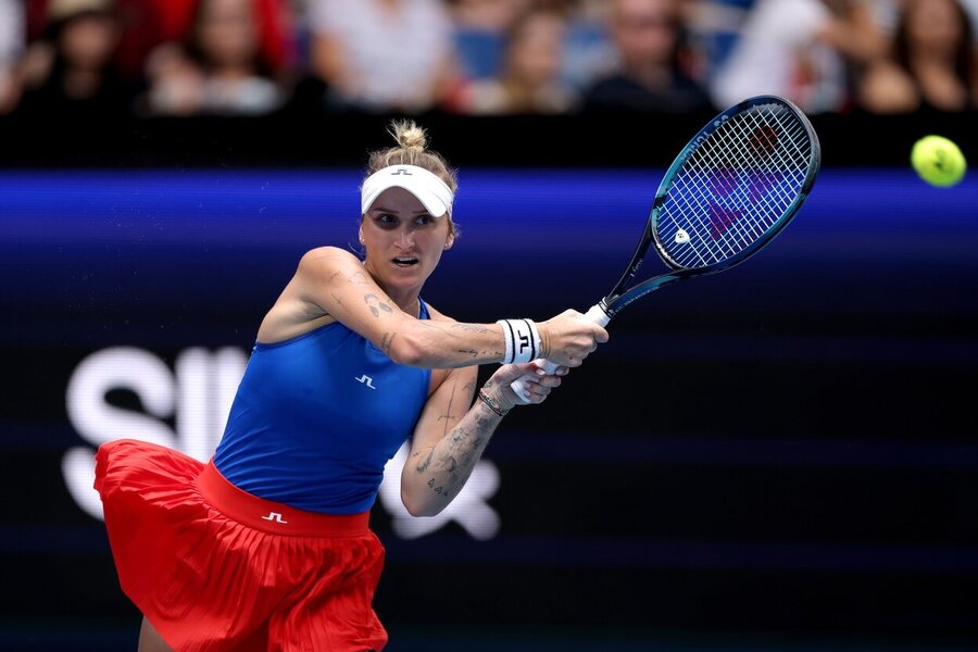 Tenis, WTA, Markéta Vondroušová během týmového United Cupu v Austrálii