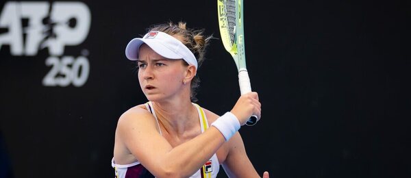 Tenis, WTA, Barbora Krejčíková na turnaji v Adelaide, Austrálie