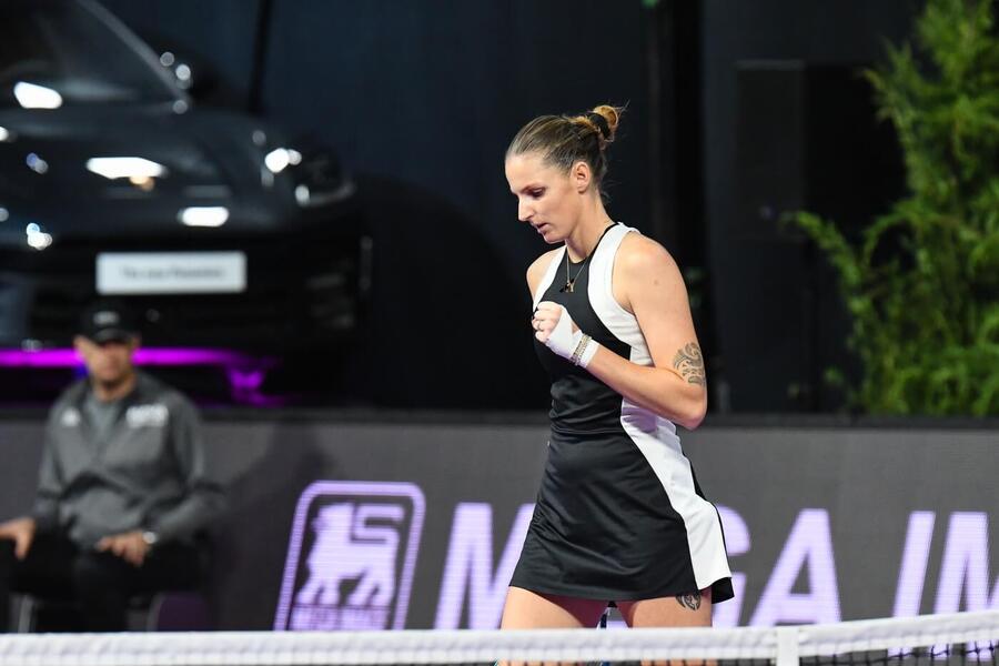 Tenis, WTA, Karolína Plíšková během turnaje v Kluži, Rumunsko