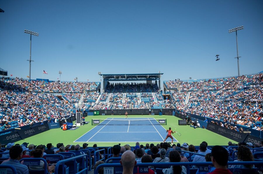 Tenis, WTA, tenisový turnaj v Cincinnati, finálový zápas mezi Gauff a Muchovou