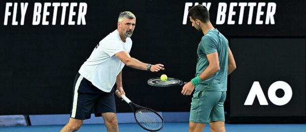 Tenis, ATP, Novak Djokovič s trenérem Goranem Ivanišeničem